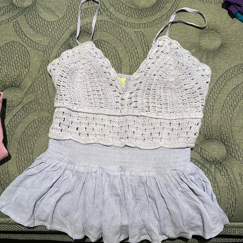 Crocheted Tank Top
